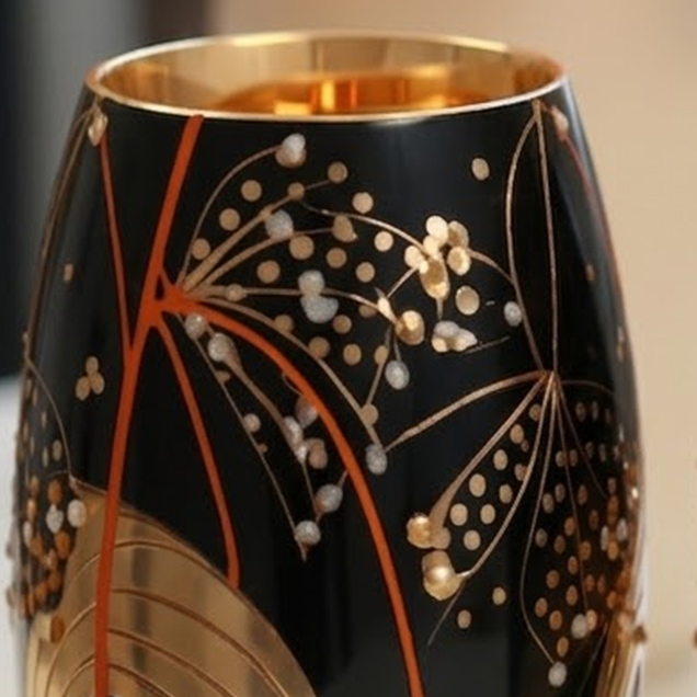Gold Floral Vases image